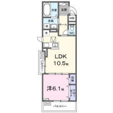 Kｓパーシモンの間取り図
