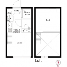 ポラリス上十条の間取り図