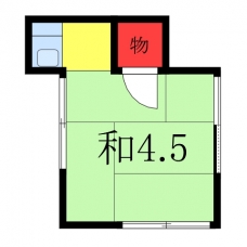 上地荘Ａの間取り図