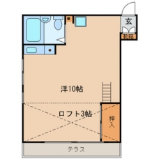スリーハイム鹿浜の間取り図