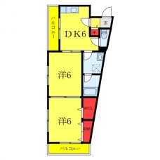 オーシャンヴィレッジⅡの間取り図