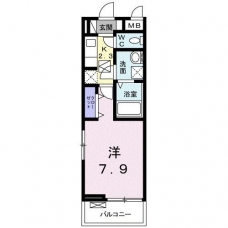 リベラ東川口の間取り図