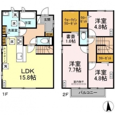 イリス　B棟の間取り図