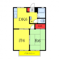 ヴィレッジ・ルナの間取り図