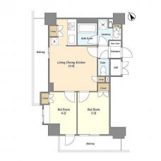 ＢＰＲレジデンス蕨の間取り図