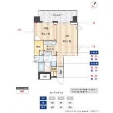 LaSante千駄木の間取り図