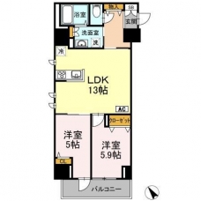 コンシェリア東京(IRIYASTATION FRONT)の間取り図