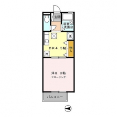 ベルデュールの間取り図