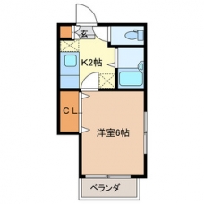 第2グリーンパレスの間取り図