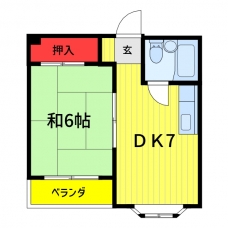 ヘリオス天神町レジデンスの間取り図