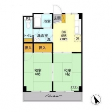 ヴィラ松本の間取り図