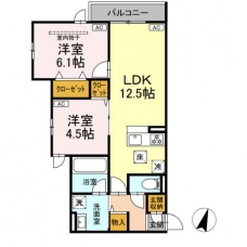 セレスティア扇Ⅶの間取り図
