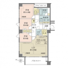 ザ・パークハウス千代田六番町の間取り図