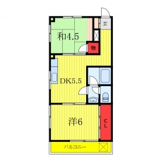 チェリーハイム池田の間取り図