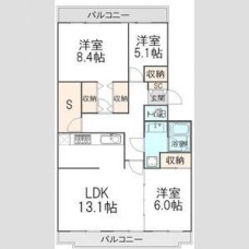 レジデンス浦和の間取り図