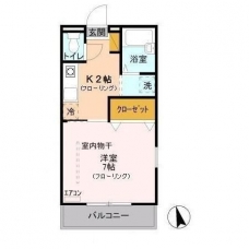 パセオ浦和の間取り図