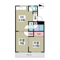 寿々喜マンションの間取り図