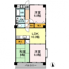 グリーンヒル上原の間取り図