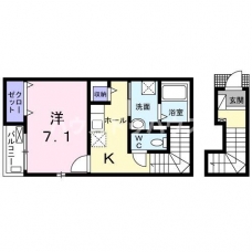 プルニエール西が丘の間取り図