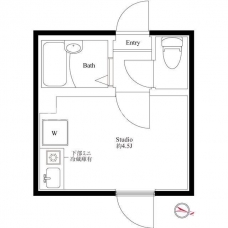 ブリリアント北千住の間取り図