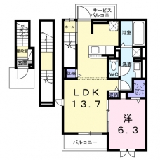 マーレ長崎の間取り図