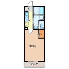 エスポワールの間取り図