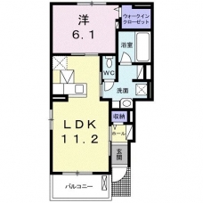 アメニティ　Ｂの間取り図