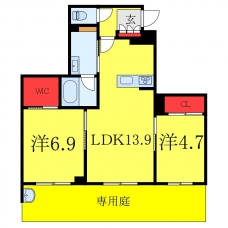 ラヴィータ　フェリーチェの間取り図
