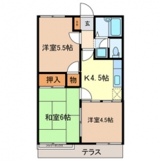 ラ・グランドールＢの間取り図