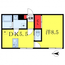 早稲田鶴巻町IMAハウスの間取り図
