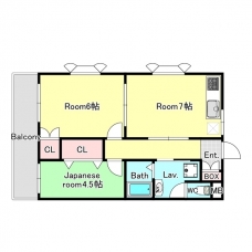メゾンアトモスAの間取り図
