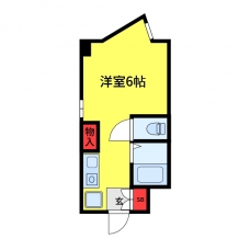 アルル東長崎の間取り図