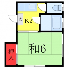 コーポN・Sの間取り図