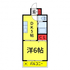 カーサ栄の間取り図