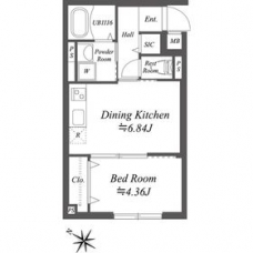 ＳＯＬＡＳＩＡ　ｒｅｓｉｄｅｎｃｅ南大塚の間取り図