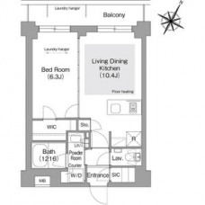 コンフォリア・リヴ文京護国寺の間取り図