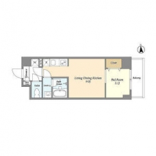 ドゥーエ町屋Ⅱの間取り図