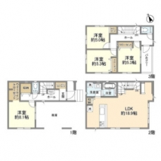 Kolet鳩ケ谷#04の間取り図