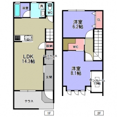 YESMOREⅡの間取り図