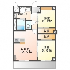 メゾン　ド　ブレホの間取り図