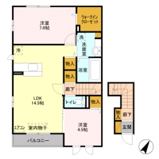 プリムヴィラの間取り図