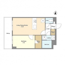 メゾンドオンディーヌの間取り図