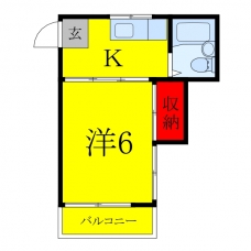 ワースエステイツの間取り図
