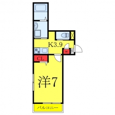 ガーデンヒルズ芝EASTの間取り図