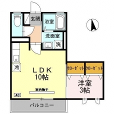 アピテ・K千束の間取り図