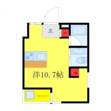 マンション陽光台の間取り図