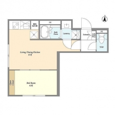 ＣＡＳＡ　ＧＲＡＺＩＥ　池袋の間取り図