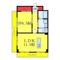 パル駒込の間取り図