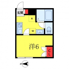 早稲田鶴巻町IMAハウスの間取り図