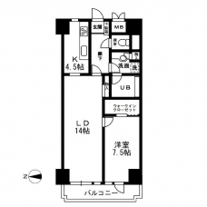 レジディア目白の間取り図